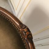 Louis XV style convertible armchair