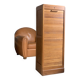 Vintage oak curtain filing cabinet