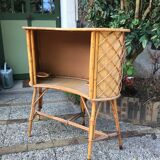 Vintage rattan bar