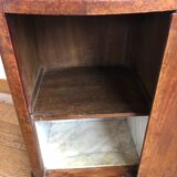 Marquetry bedside table