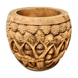 Teak planter