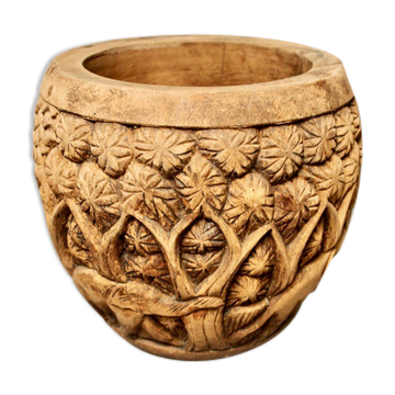 Teak planter