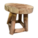 Solid wooden stool