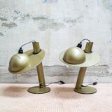 Paire de lampes de table réglables et pivotantes Stilnovo, Italie, années 1960