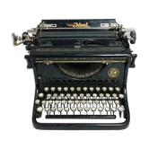 Ideal typewriter black Seidel & Naumann made in Germany