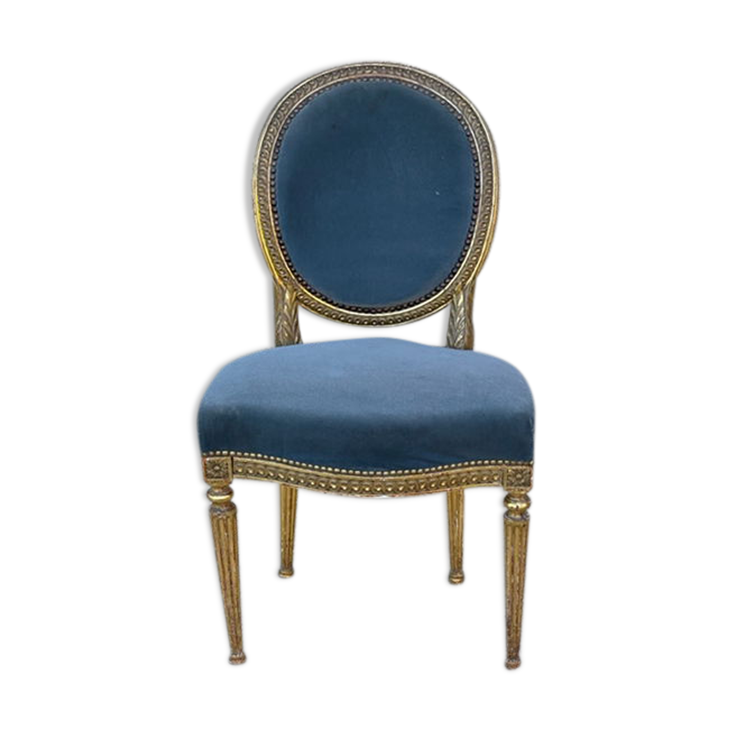 Chaise dorée