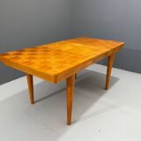 Table à manger vintage tchèque par Jindřich Halabala - Extensible, 1940 Mid-Cen