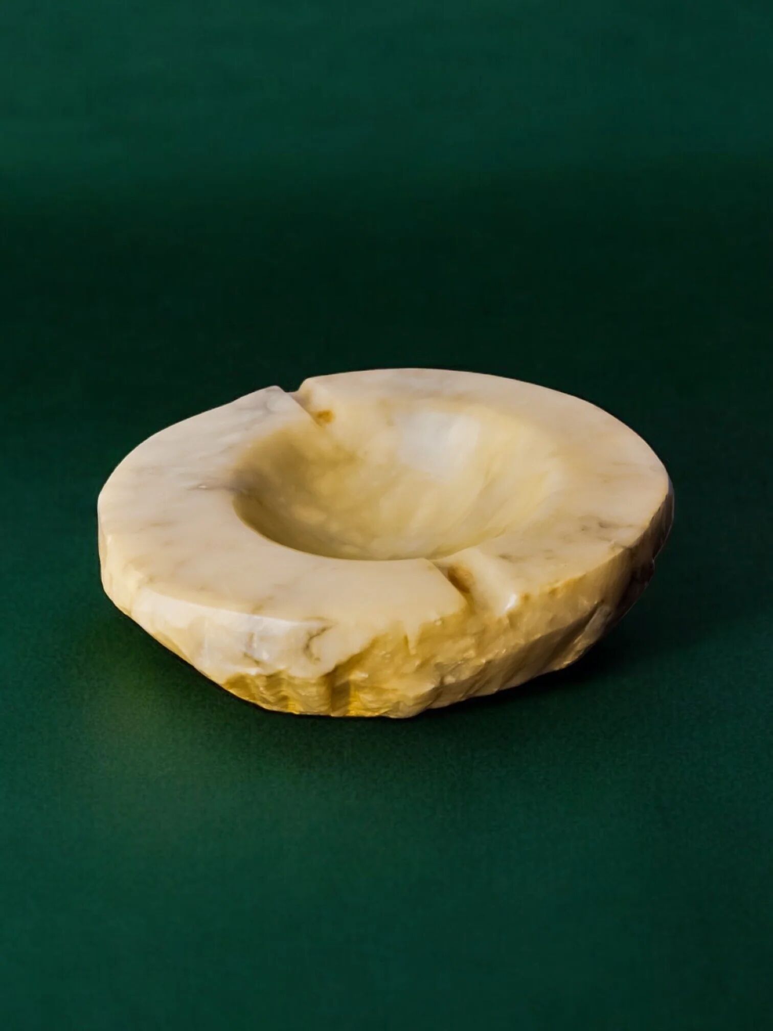 Alabaster ashtray by Romano Bianchi, Italy, circa 1970s