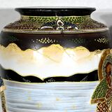 Pair of satsuma vases in japanese porcelain – early twentieth