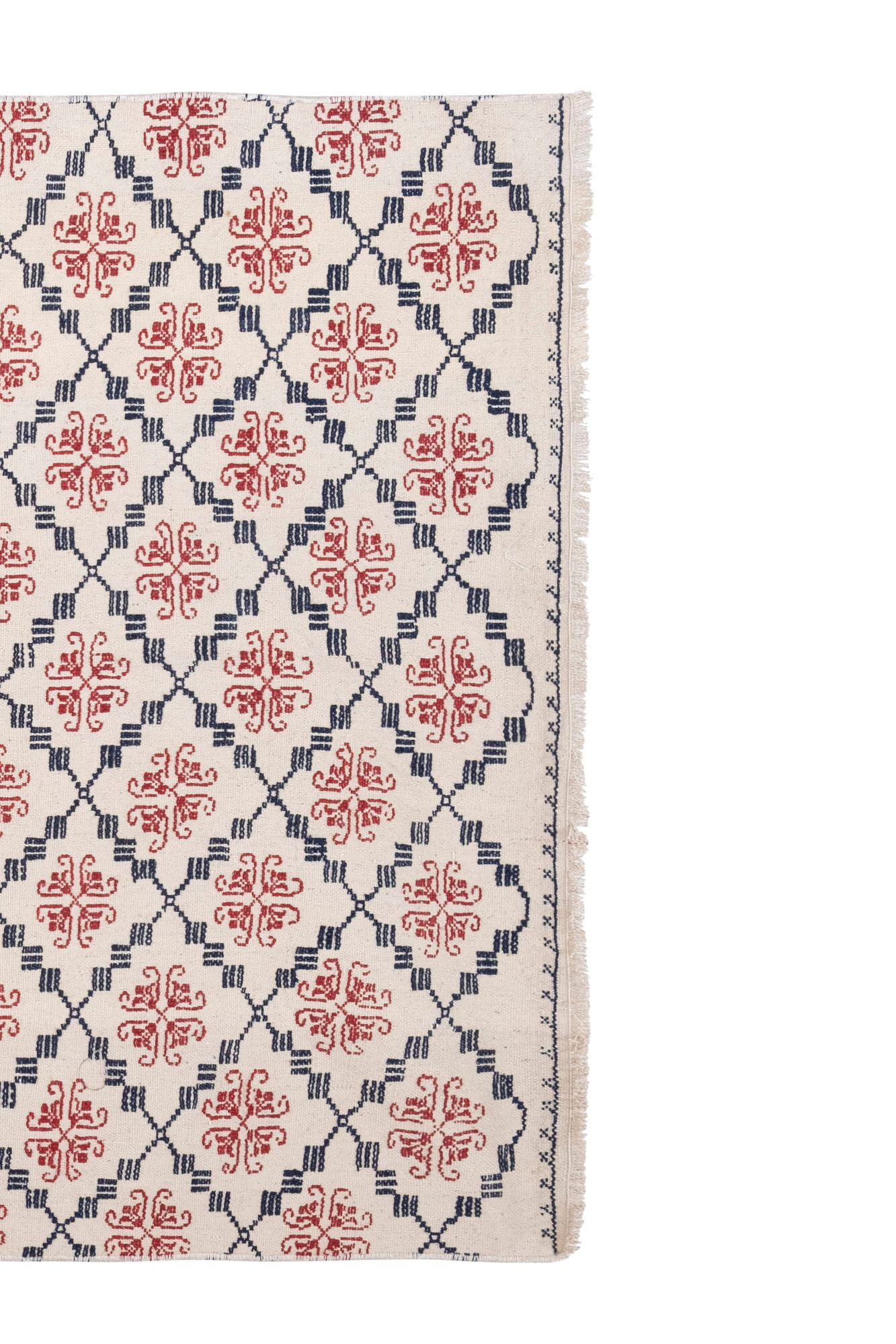 Vintage Turkish Karapinar Kilim Rug 128 X 213 cm