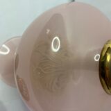 Old lamper Berger opaline pink XXth