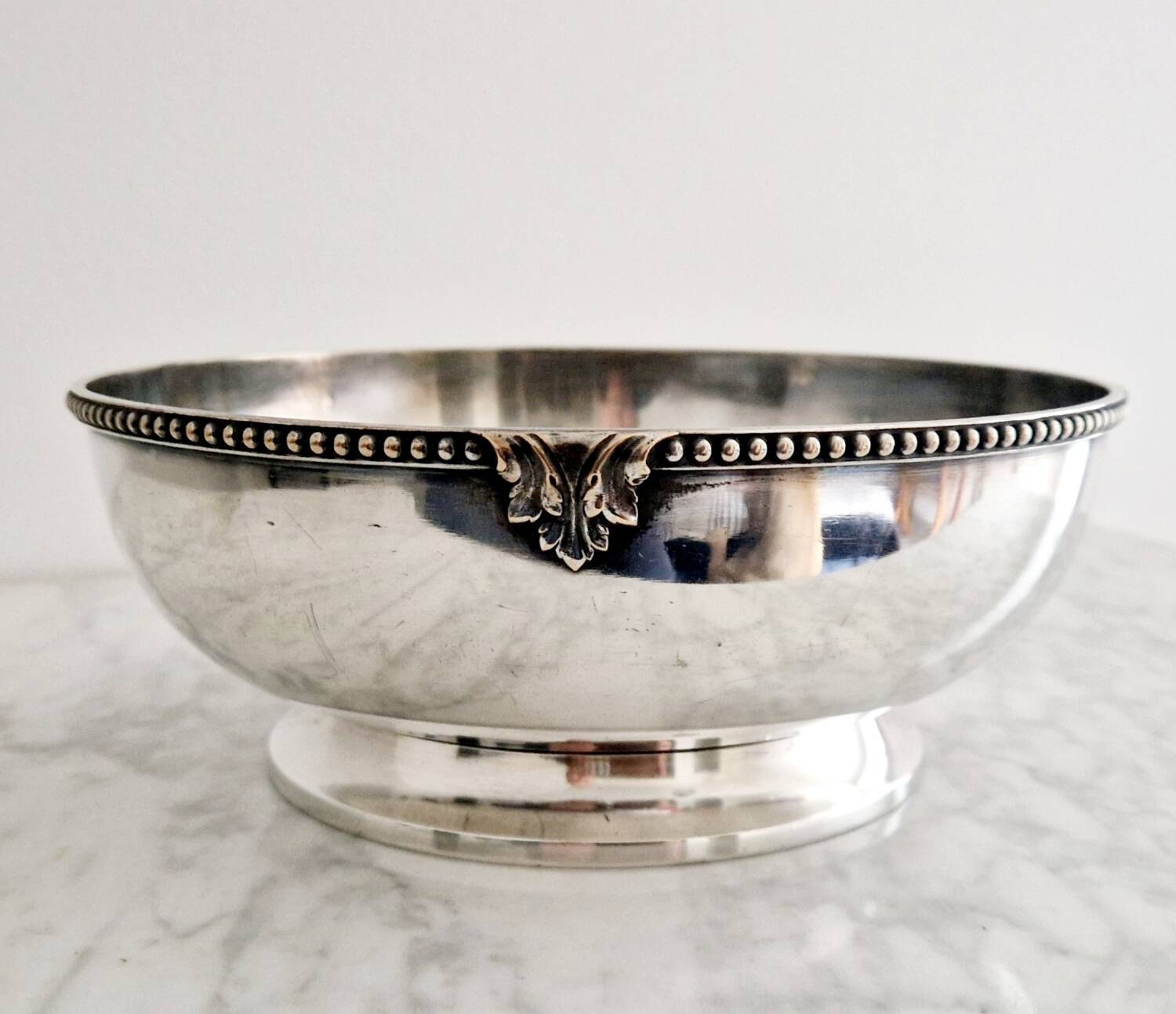 Bouillet & Bourdelle silver plated metal cup 1920