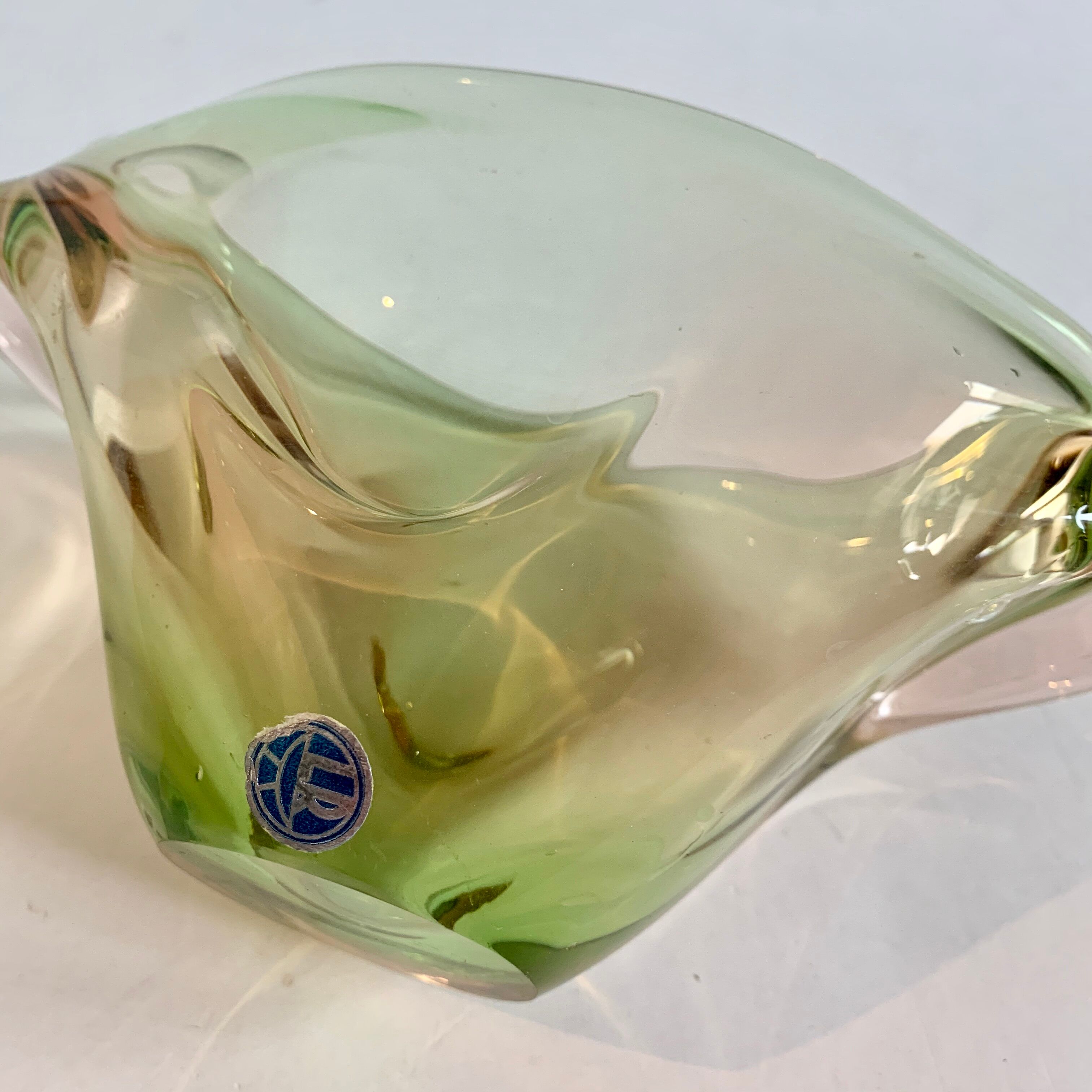 Bowl by J.Hospodka for Chribska Sklarna, 1960