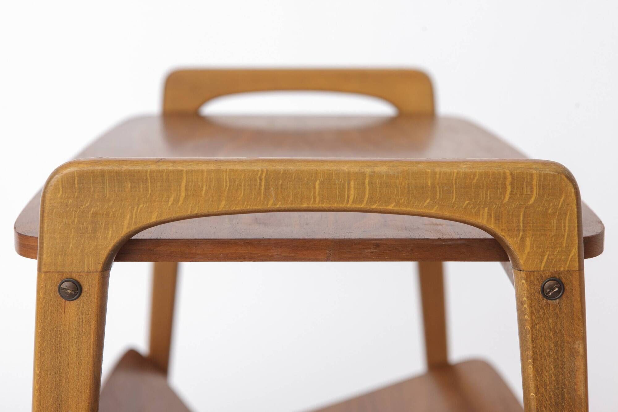 Vintage Bar Cart on Wheels, Mid Century Modern Trolley Table, 1960s Germany