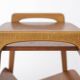 Vintage Bar Cart on Wheels, Mid Century Modern Trolley Table, 1960s Germany