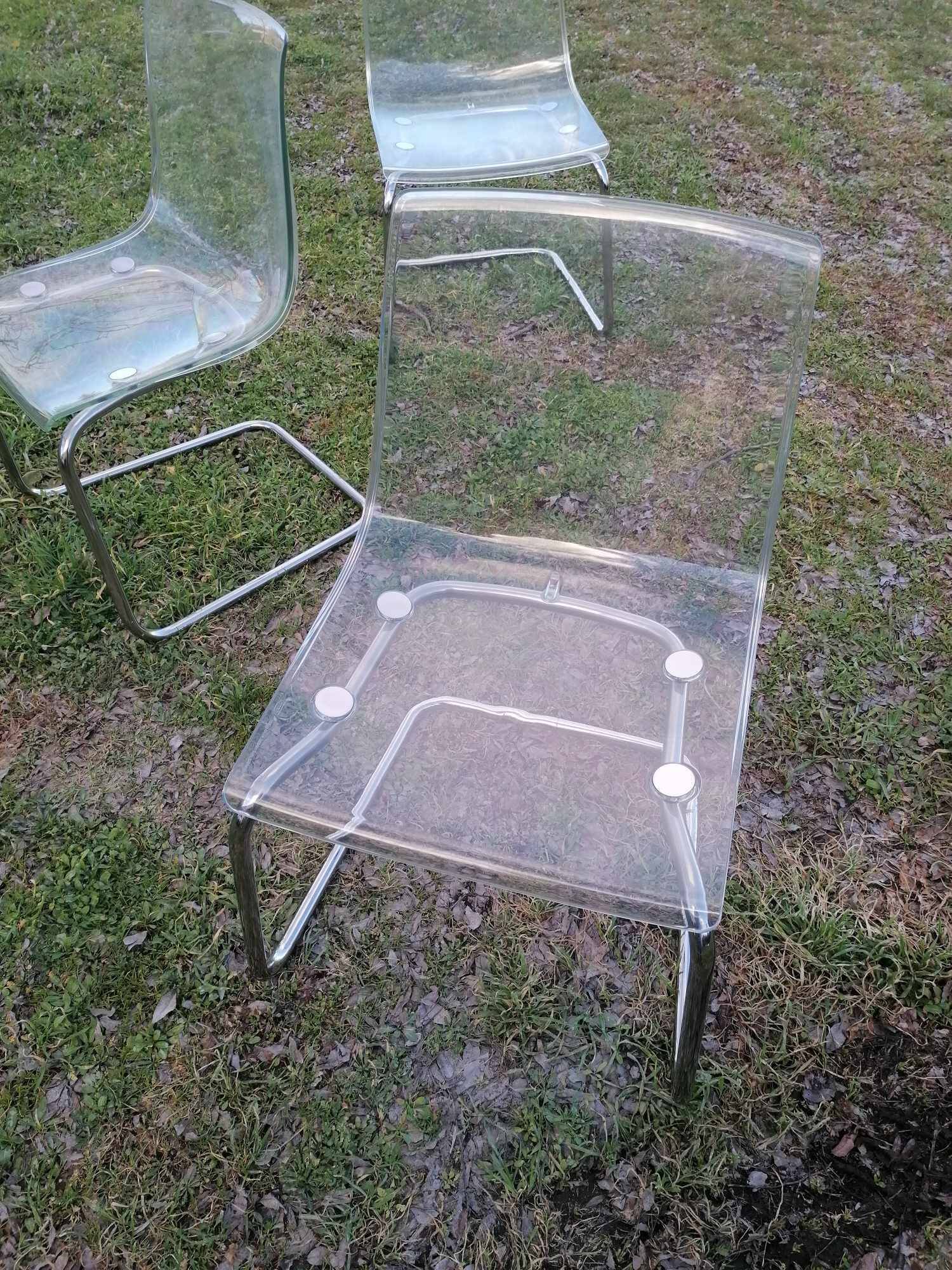 Set of 3 Tobias chairs by Carl Ojerstam for IKEA, 90s