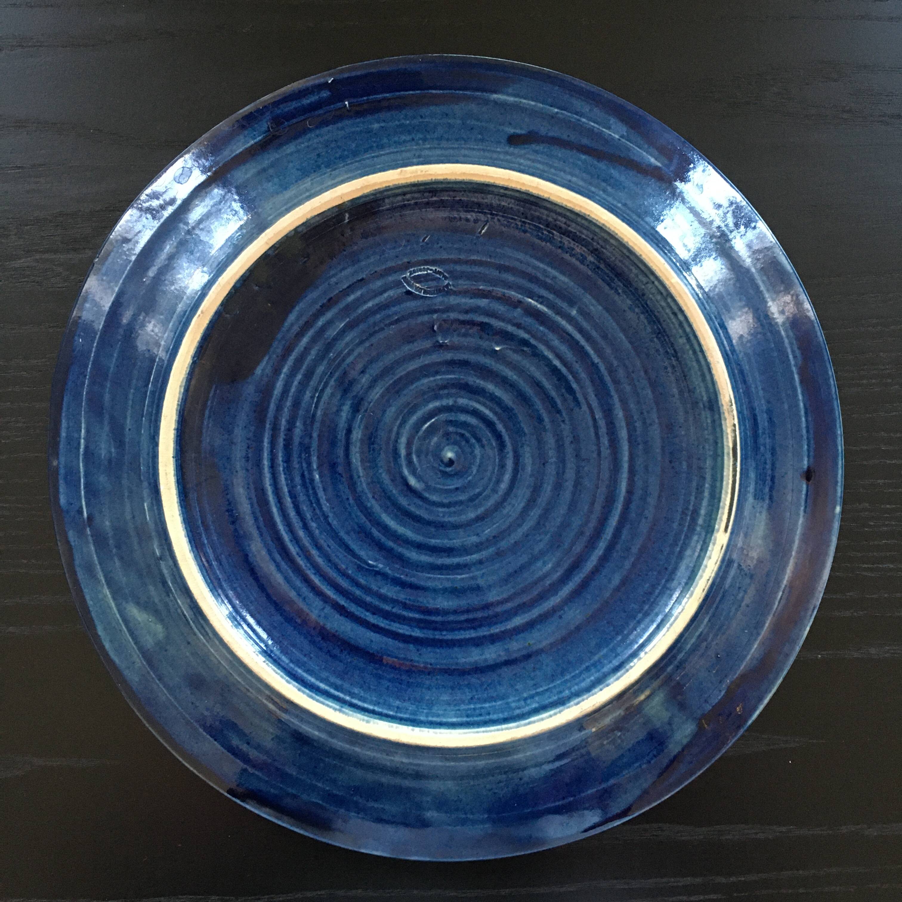 Large decorative dish from Savoie