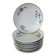 10 Bernardaud Limoges porcelain forget-me-not fruit dessert bowls