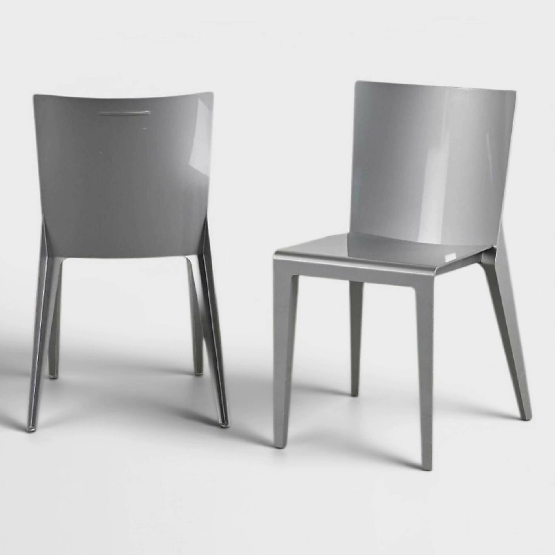 Iconic pair of "Alfa" chairs by Hannes Wettstein - Molteni&C