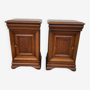 Pair of louis philippe style bedside