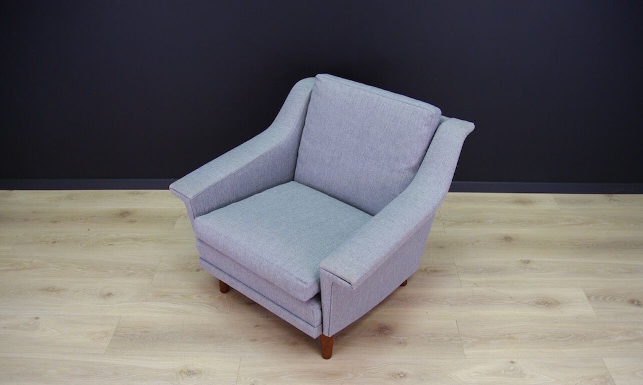 Grey armchair, Danish design, 1960s, production: Denmark