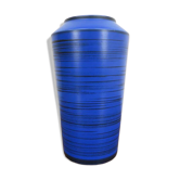 Blue and black ceramic vase, 1960s