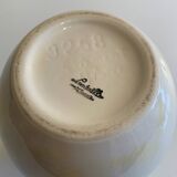 Egg-shaped vase in Lunéville earthenware from the "Blue Anemone" collection