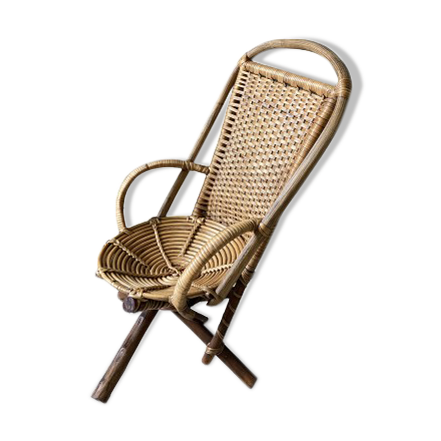 Children's chair in rattan