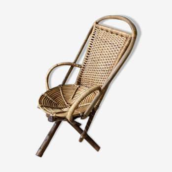 Children's chair in rattan