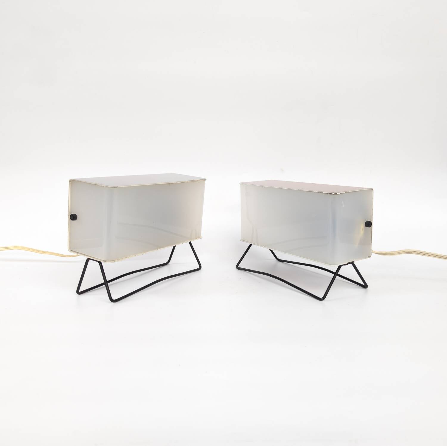Pair of Mid Century table lamps by Pokrok Žilina, 1960s