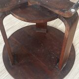 Art Deco oak pedestal table