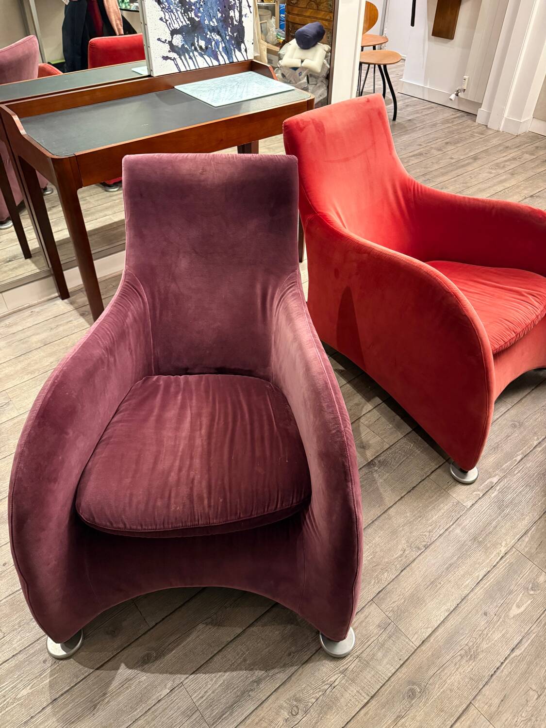 2 Loge armchairs for Montis
