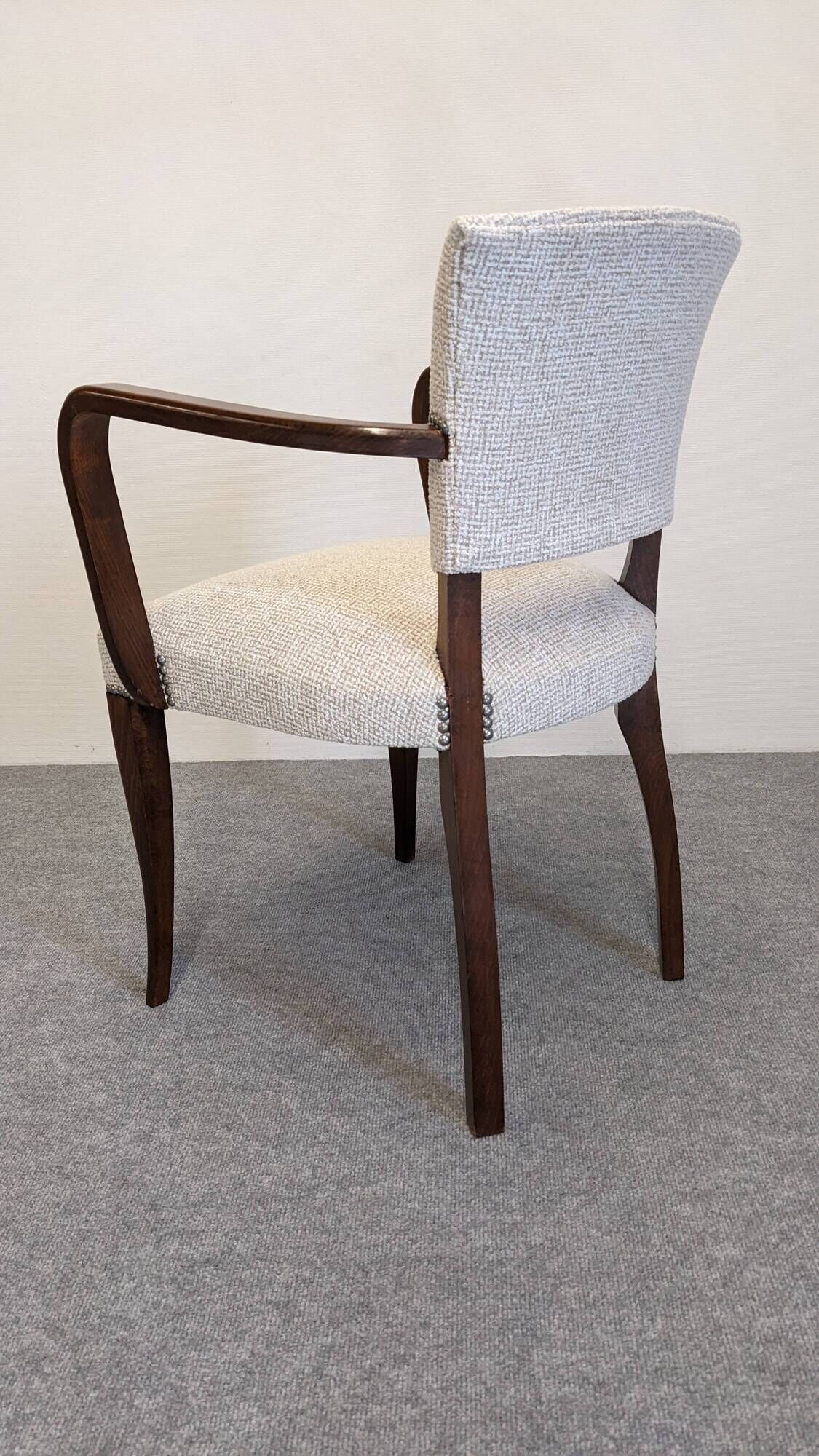 Pair of Art Deco bridge chairs, France circa 1930