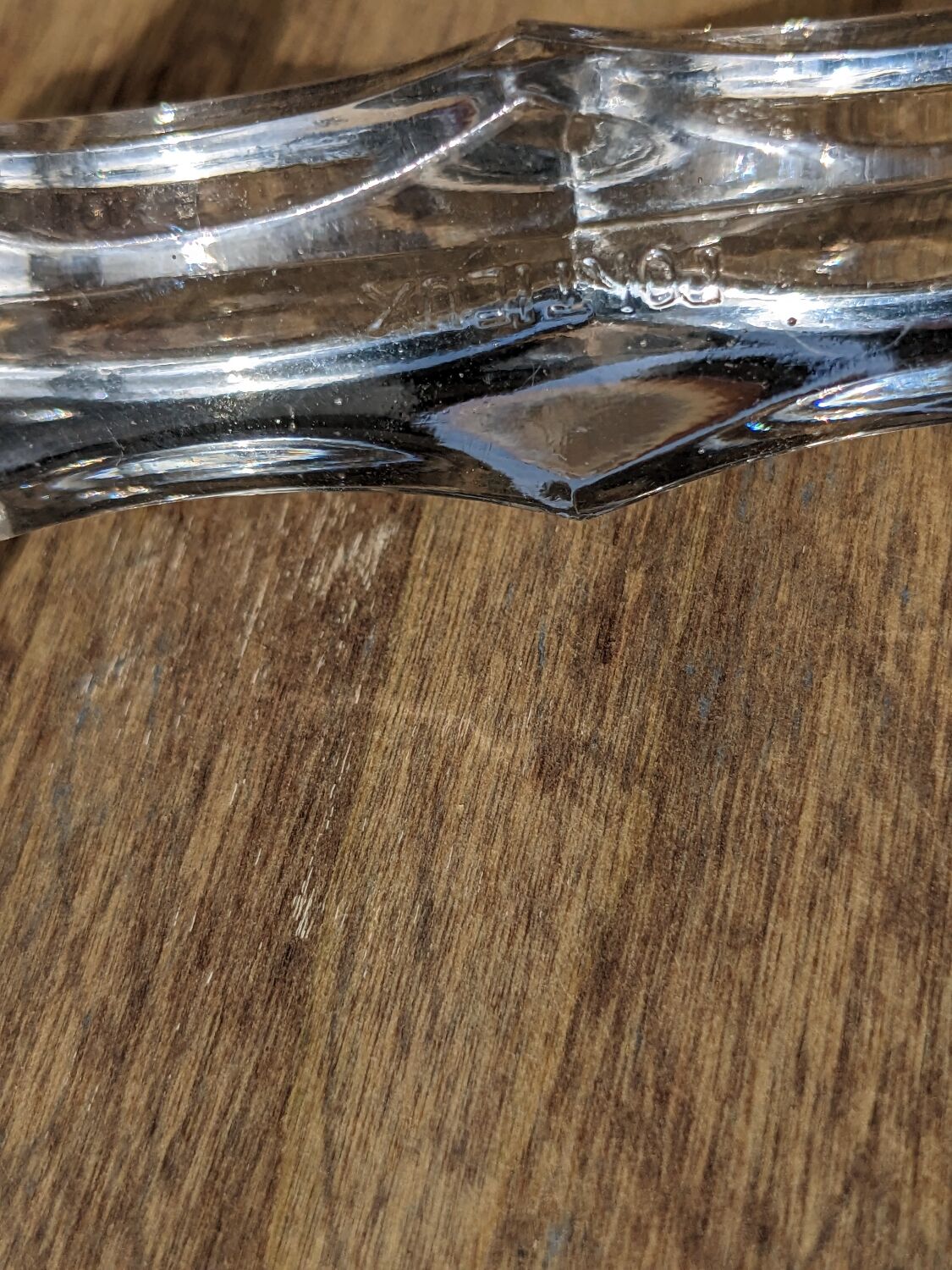 Set of 6 crystal knife holder