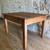 Wooden farmhouse coffee table