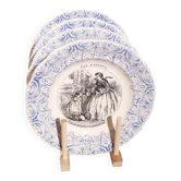 Talking plates from Gien "Our children"