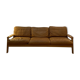 Danish sofa from the 70s in oak and buffalo leather