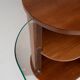 Architectural Teak Cabinet with Sculptural Legs 1970s