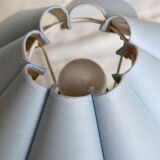 Vintage blue coastal style bedside lamp