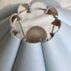 Lampe de chevet vintage bleue style coastal