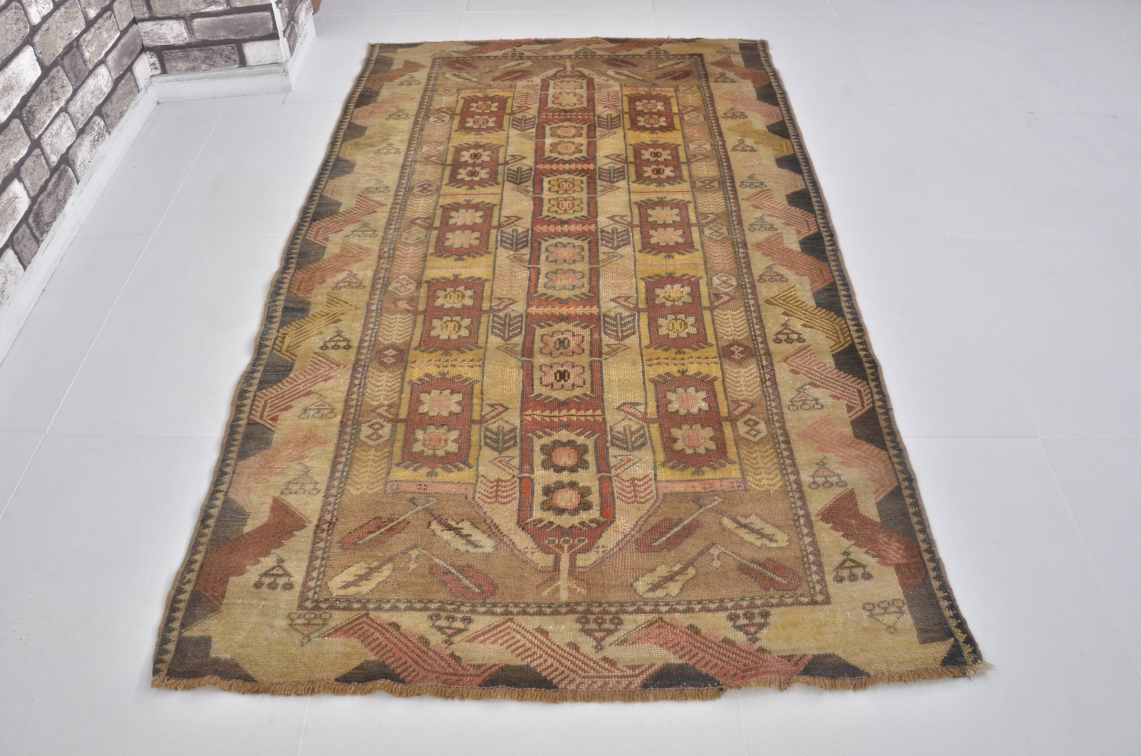 Tapis vintage anatolien neutre sku m98