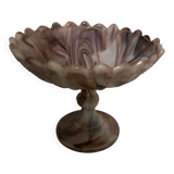 Old marbled opaline cup
