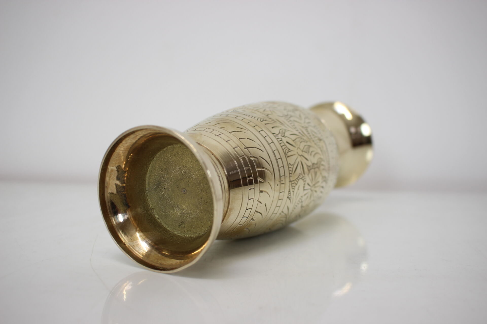 Mid-century Brass Vase,1960's.