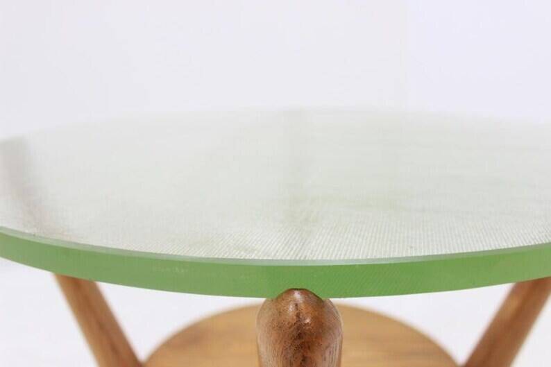 Design Rare Glass Conference Table by Kropáček & Koželka, 1960s