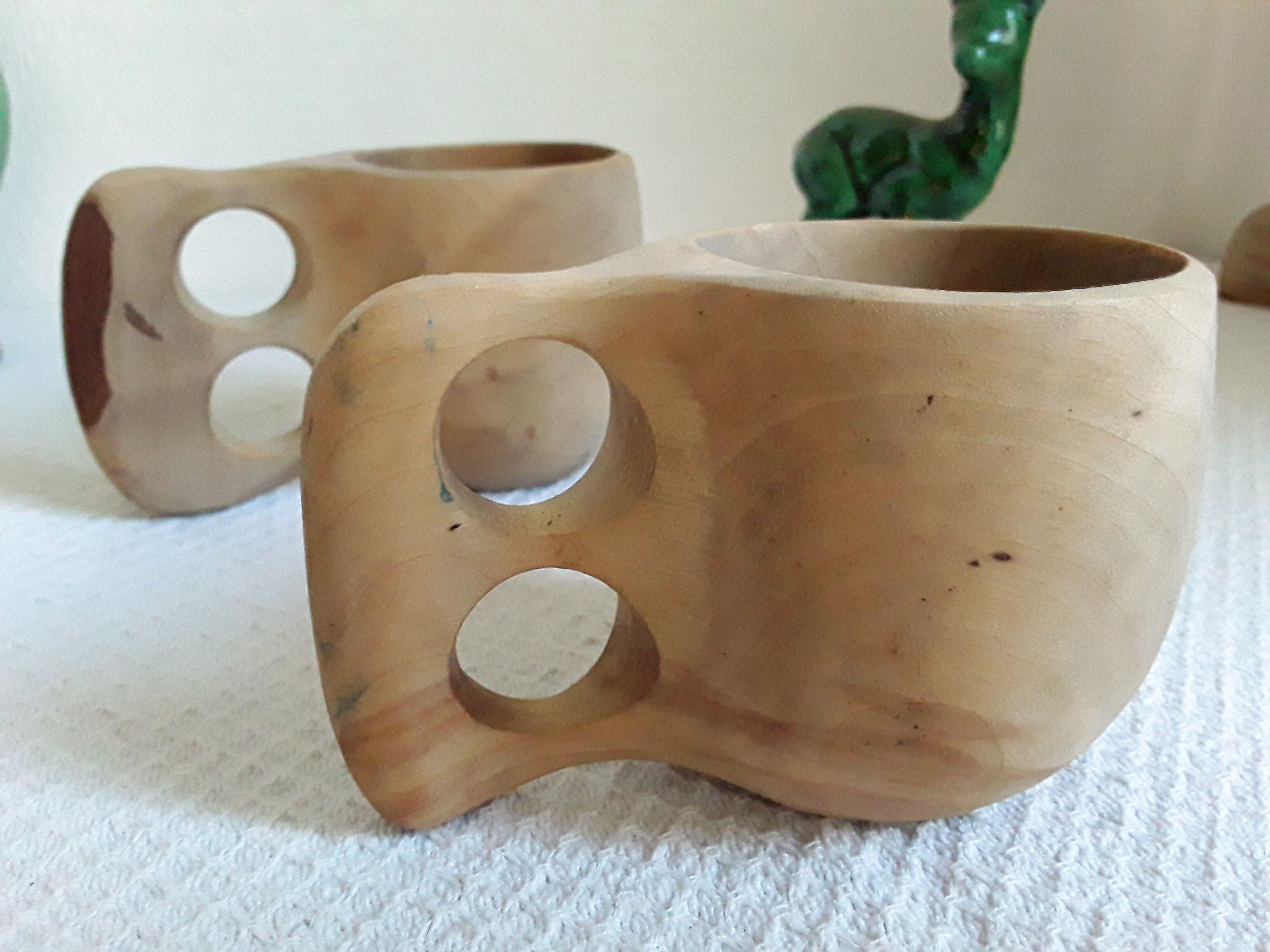 Natural and ecological wood cups