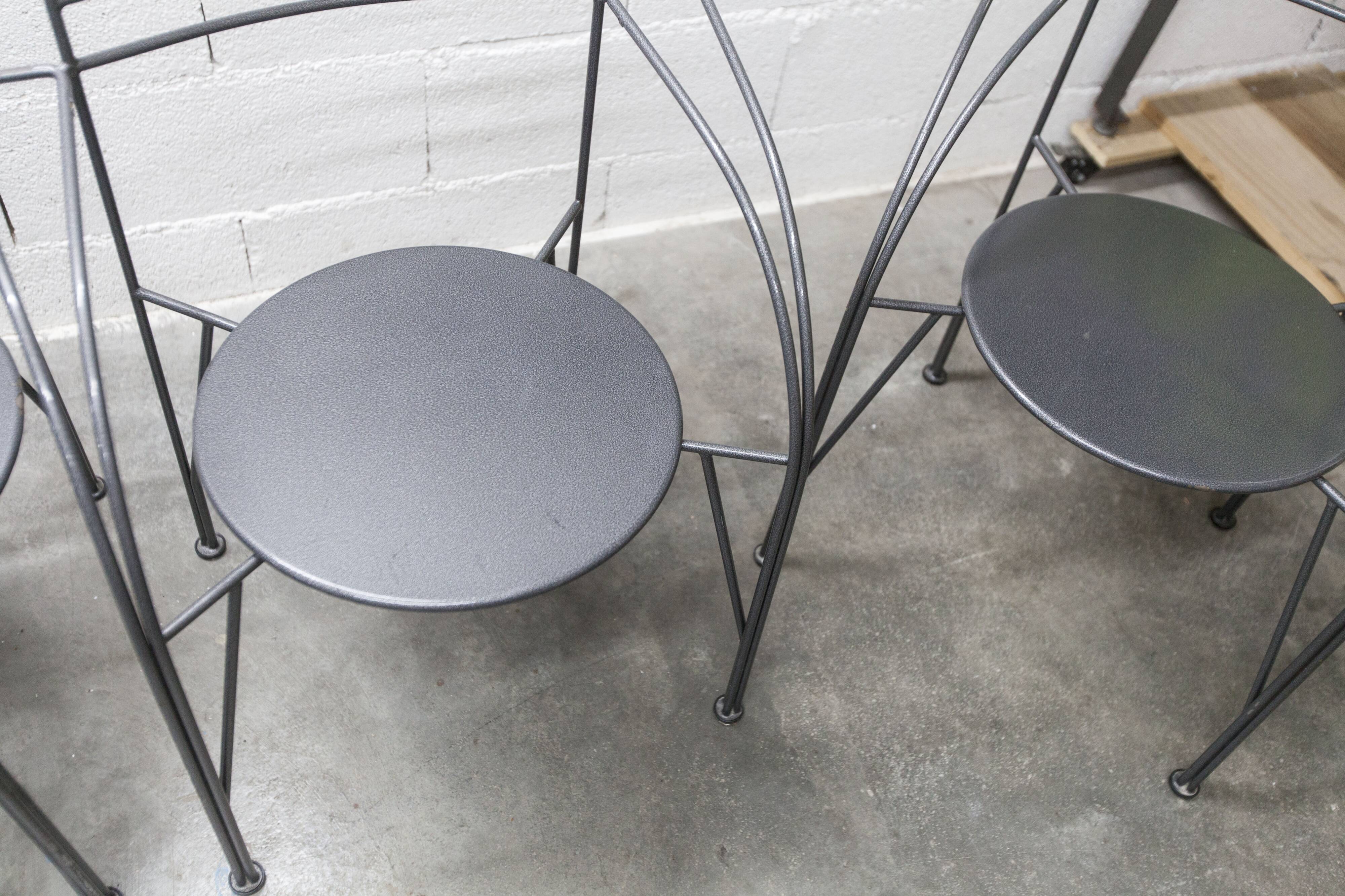 Set of 6 "Silver Moon" armchairs by Pascal Mourgue 1985