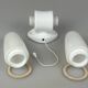 1950s and 1960s Ceramic Wall Lamp and Ceiling Light by Wilhelm Wagenfeld
