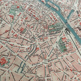 1883 - Map of the city of Paris