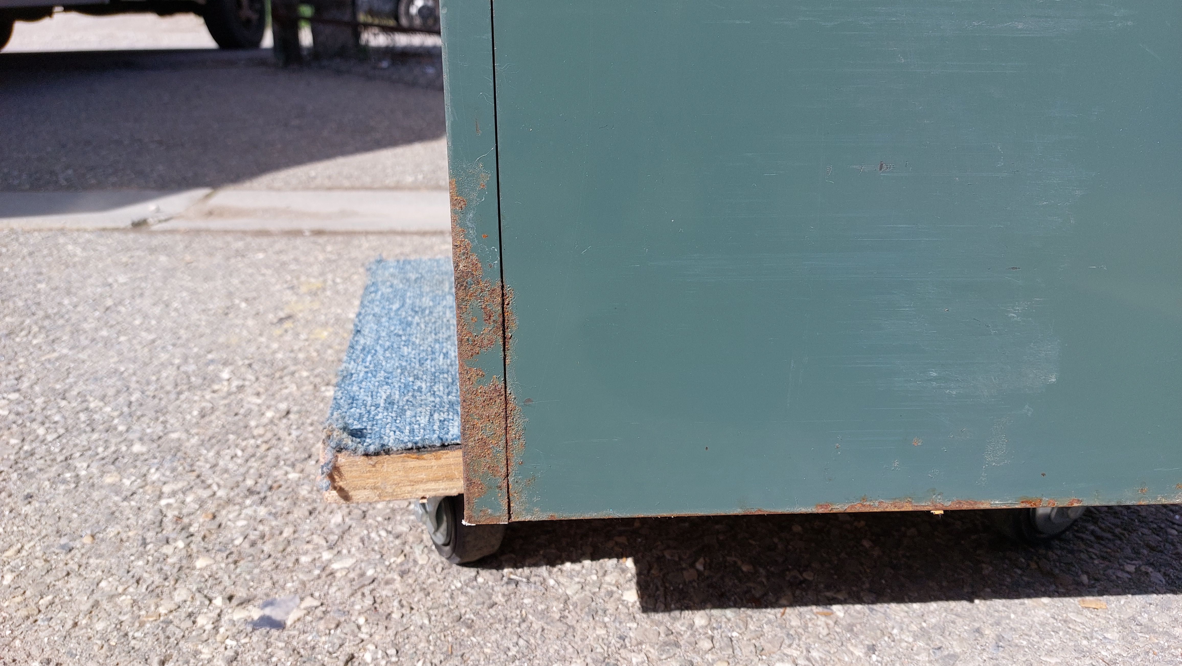 Vintage metal column furniture Strafor - 50s