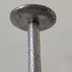 Brutalist hammered candlesticks